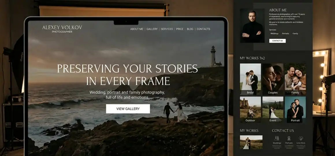 landing page for photographers photography landing page