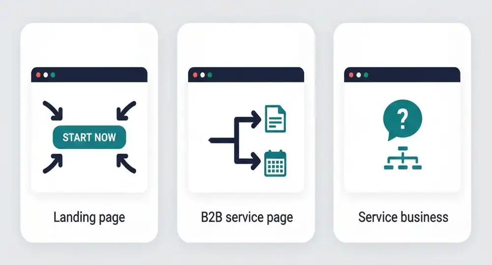 website conversational funnels