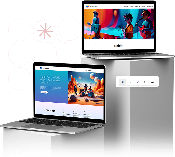 Create a Free Website For Musicians With AI