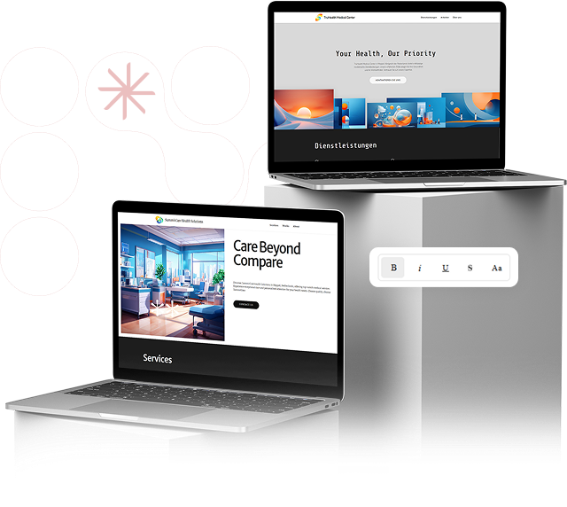 Build a Medical/Doctor Website with AI